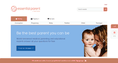 Desktop Screenshot of essentialparent.com